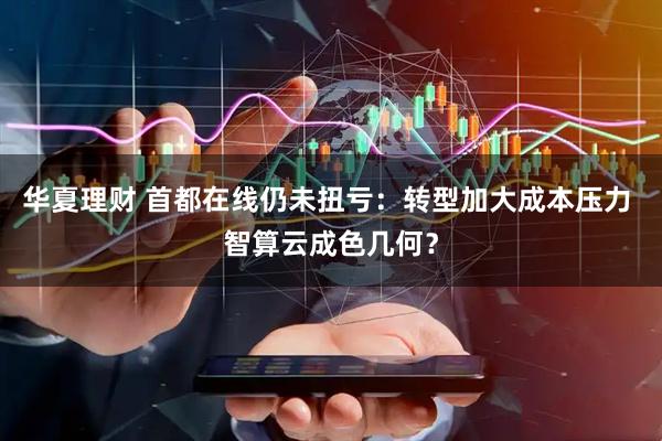 华夏理财 首都在线仍未扭亏：转型加大成本压力 智算云成色几何？